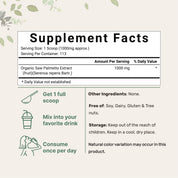 Micro Ingredients Organic Saw Palmetto Powder