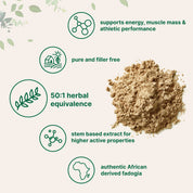 Micro Ingredients Fadogia Agrestis 50:1 Stem Extract Powder, 4oz