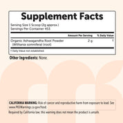Micro Ingredients Organic Ashwagandha Root Powder, 2lb