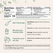 Micro Ingredients Organic Ceylon Cinnamon Powder