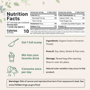 Micro Ingredients Organic Ceylon Cinnamon Powder