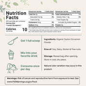 Micro Ingredients Organic Ceylon Cinnamon Powder