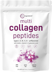 Multi Collagen Protein Powder 2lbs & Vitamin D3