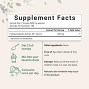 Micro Ingredients Fadogia Agrestis 50:1 Stem Extract Powder, 4oz
