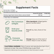 Micro Ingredients Odorless Aged Garlic Extract Softgels