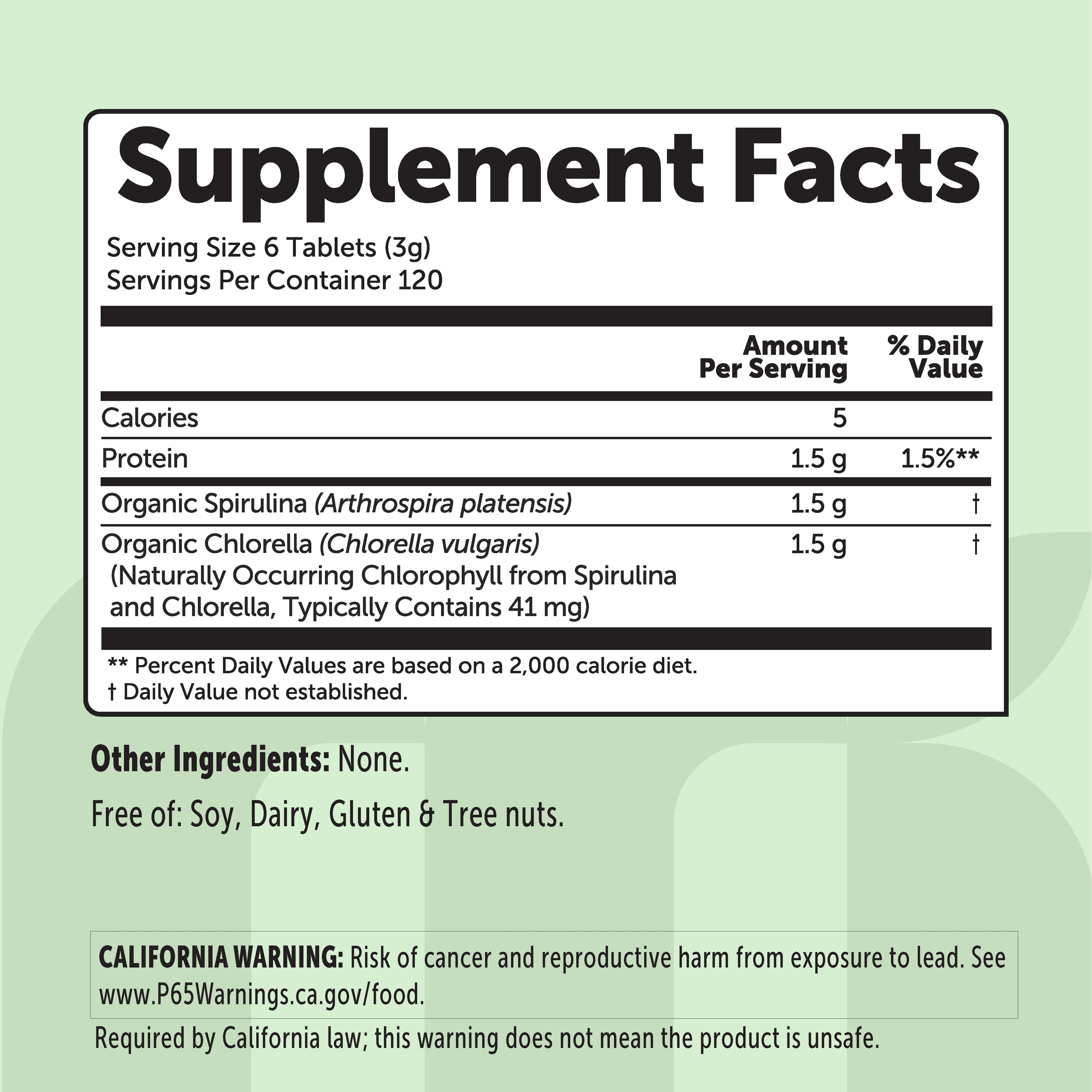 Chlorella Tablet - 720 cps