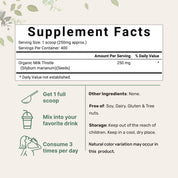 Micro Ingredients Organic Milk Thistle Powder